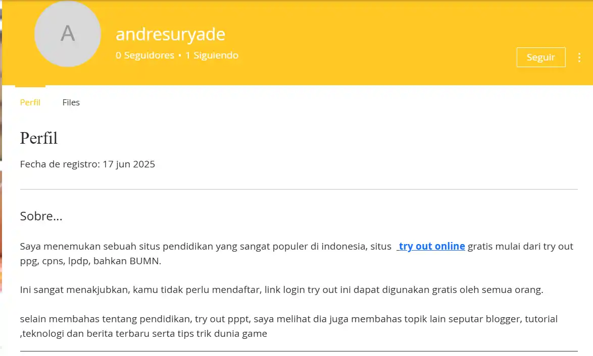 backlink edu profile free