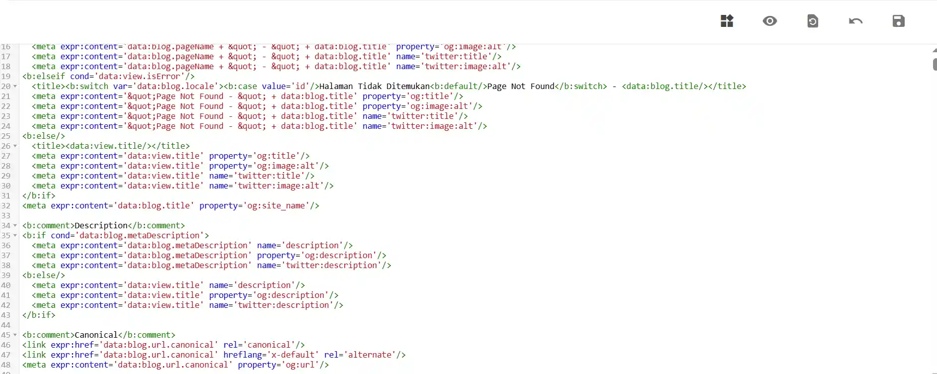 meta tag seo blogspot terbaru