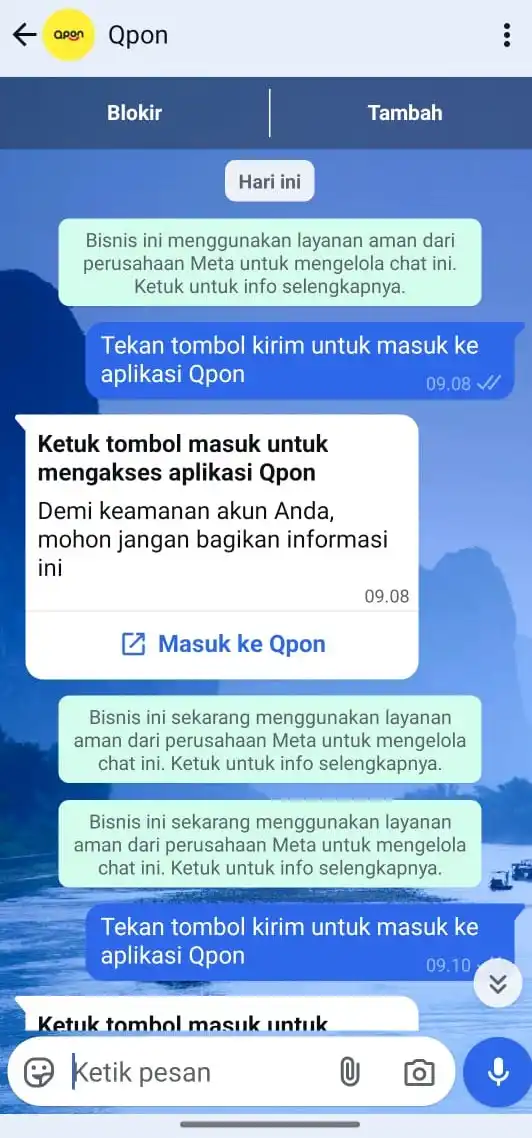 cara login qpon